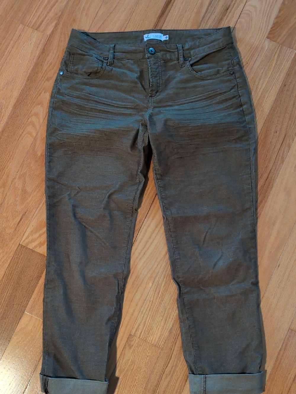 Carve Designs Olive Green Boyfriend Jeans